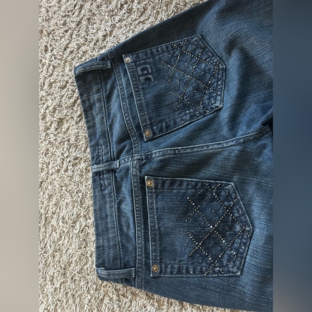 Women's Blue Joe’s Jeans with Bedazzled Pockets